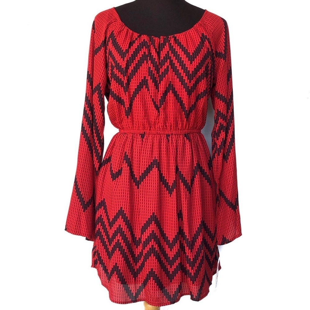 📿👠Gianni Bini Red Poets Dress (Dillard's). Like new! Gets ya noticed. Med 👠📿